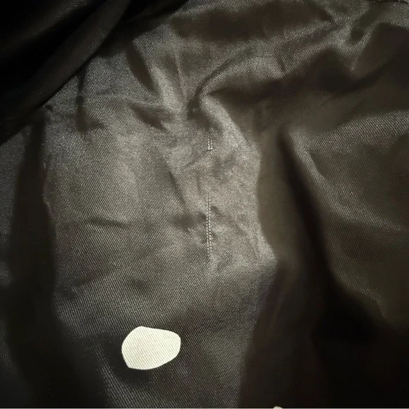 Members Only x Keith Haring Hooded Jacket Black Graphic Poly Filled Streetwear M - Picture 7 of 17